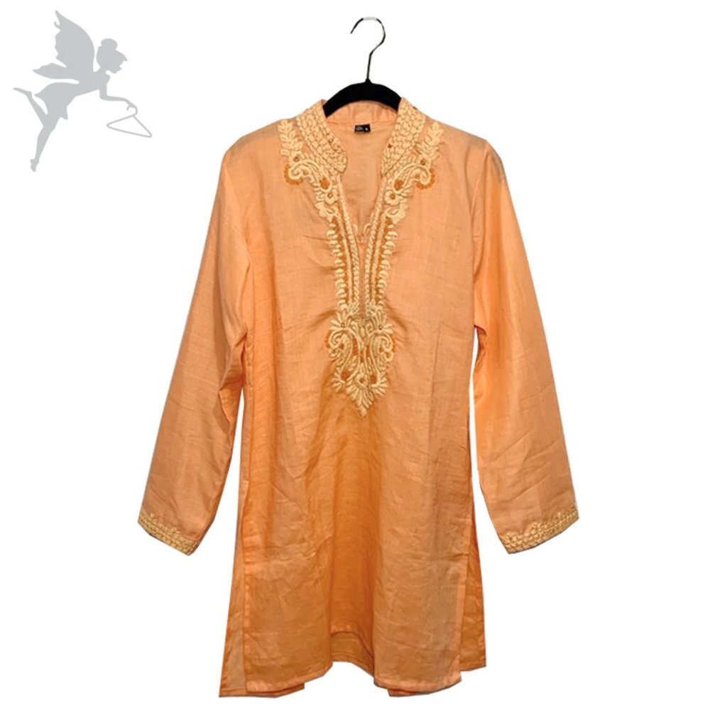 NWT DIA Embroidered linen tunic